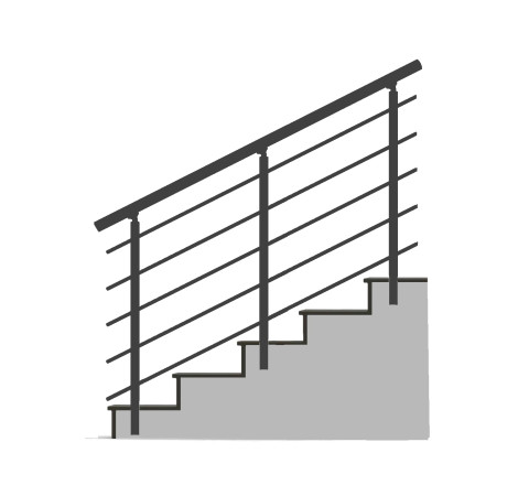 HK Zábradlí na schody B3BSC-2 1000x900